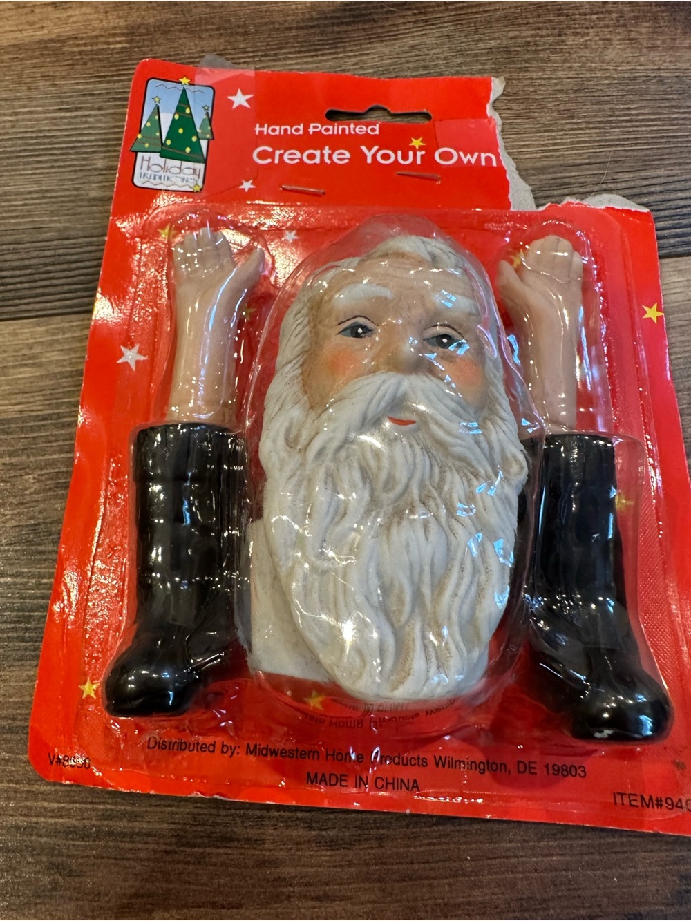 Create Your Own Santa Porcelain doll Kit head hands boots for one of a kind!!